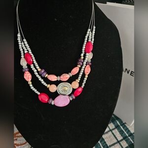 NWT Chico's Multicolor Beaded Necklace